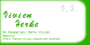 vivien herke business card